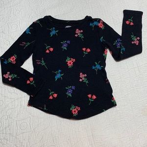 3T (4/$20) Black Thermal Knit Top by Old Navy